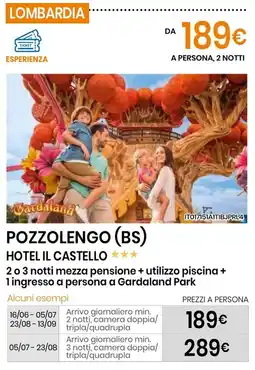 Eurospin Pozzolengo (bs) hotel il castello offerta