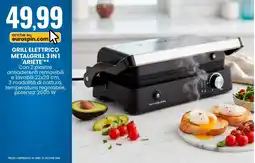 Eurospin Grill elettrico metalgrill 3 in 1 'ariete' offerta