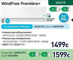 Unieuro SAMSUNG WindFree Première+ offerta