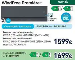 Unieuro SAMSUNG WindFree Première+ offerta
