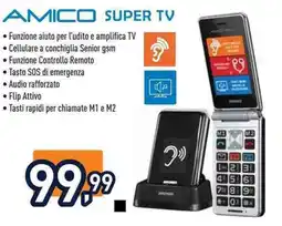 Unieuro Brondi chi parla amico super tv offerta