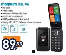 Unieuro Brondi chi parla magnum XXL 4G offerta