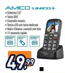 Unieuro Brondi chi parla amico unico+ offerta