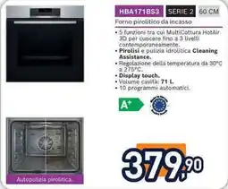 Unieuro BOSCH HBA171BS3 SERIE 2 offerta