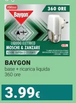 Tigotà BAYGON base+ ricarica liquida 360 ore offerta