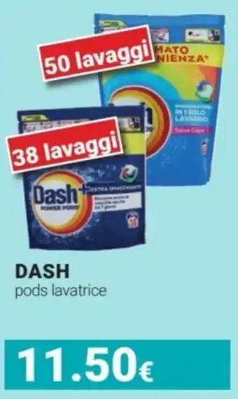 DASH pods lavatrice
