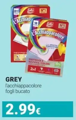 Tigotà GREY l'acchiappacolore fogli bucato offerta