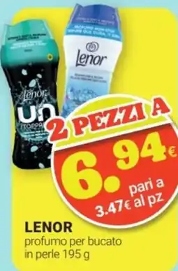 Tigotà LENOR profumo per bucato in perle offerta