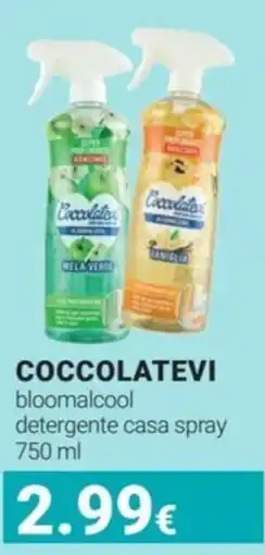 Tigotà COCCOLATEVI bloomalcool detergente casa spray offerta