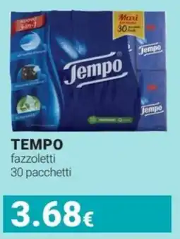 Tigotà TEMPO fazzoletti 30 pacchetti offerta