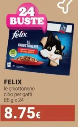Tigotà FELIX le ghiottonerie cibo per gatti offerta