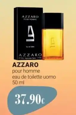 Tigotà AZZARO pour homme eau de toilette uomo offerta