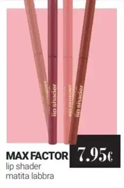 Tigotà MAX FACTOR lip shader matita labbra offerta