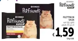 Spazio Conad Filettini in salsa CONAD offerta