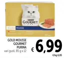 Spazio Conad Gold mousse gourmet PURINA offerta