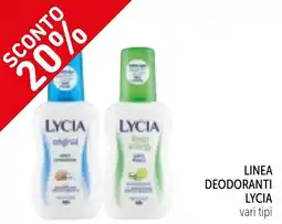 Spazio Conad Linea deodoranti LYCIA offerta