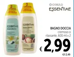 Spazio Conad Conad essentiae bagno doccia offerta