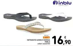 Spazio Conad Infradito uomo o donna INBLU offerta
