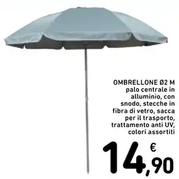 Spazio Conad Ombrellone ø2 m offerta