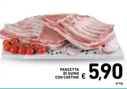 Spazio Conad Pancetta di suino con costine offerta