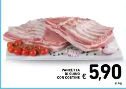 Spazio Conad Pancetta di suino con costine offerta