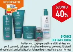 Spazio Conad Bionike defence body offerta