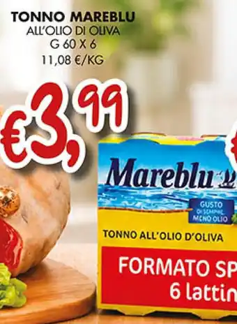 Tonno mareblu all'olio di oliva