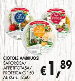 èccoMI Ciotole ambruosi saporosa/ appetitotasa/ proteica offerta