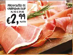 èccoMI Prosciutto di carpegna dop offerta