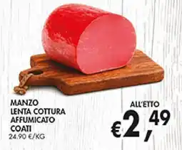èccoMI Manzo lenta cottura affumicato COATI offerta