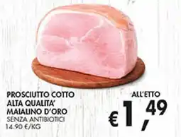 èccoMI Prosciutto cotto alta qualita' maialino d'oro offerta