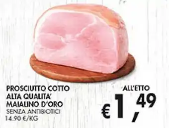 èccoMI Prosciutto cotto alta qualita' maialino d'oro offerta