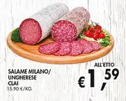 èccoMI Salame milano/ ungherese clai offerta