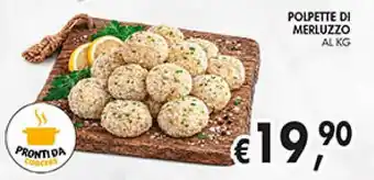 èccoMI Polpette di merluzzo offerta