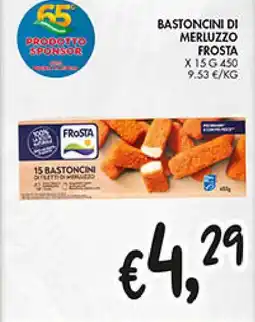 èccoMI Bastoncini di merluzzo FROSTA offerta