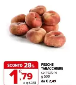 Iperal Pesche tabacchiere offerta