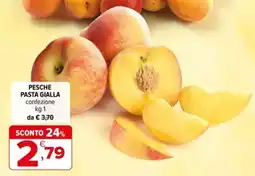 Iperal Pesche pasta gialla offerta