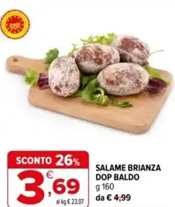 Iperal Salame brianza dop baldo offerta