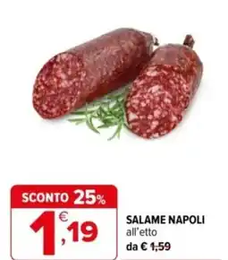 Iperal Salame napoli offerta