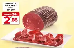 Iperal Carpaccio di black angus offerta