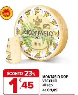 Iperal Montasio dop vecchio offerta