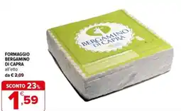 Iperal Formaggio bergamino di capra offerta