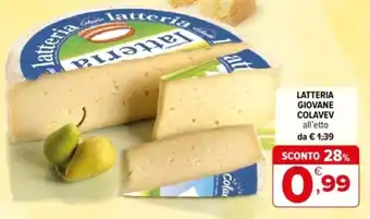 Iperal Latteria giovane colavev offerta
