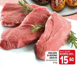Iperal Tagliata di bovino adulto al rosmarino offerta