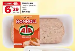 Iperal Bonroll aia classico, spinaci o speck offerta