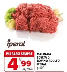 Iperal Bovino più bassi sempre macinata bovino adulto IPERAL offerta