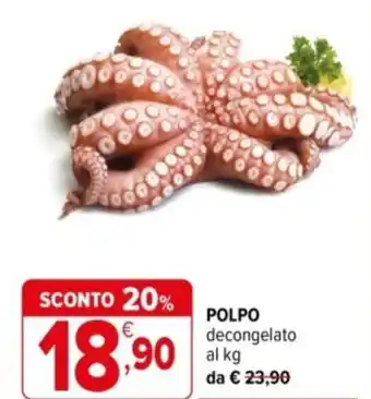 Iperal Polpo decongelato offerta