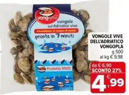 Iperal Vongole vive dell'adriatico VONGOPLÀ offerta
