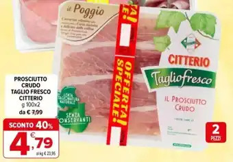 Iperal Prosciutto crudo taglio fresco CITTERIO offerta