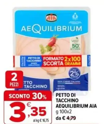 Iperal Petto di tacchino aequilibrium AIA offerta